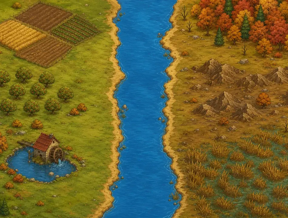 Chapitre 2 Le pont sur la rivière — map